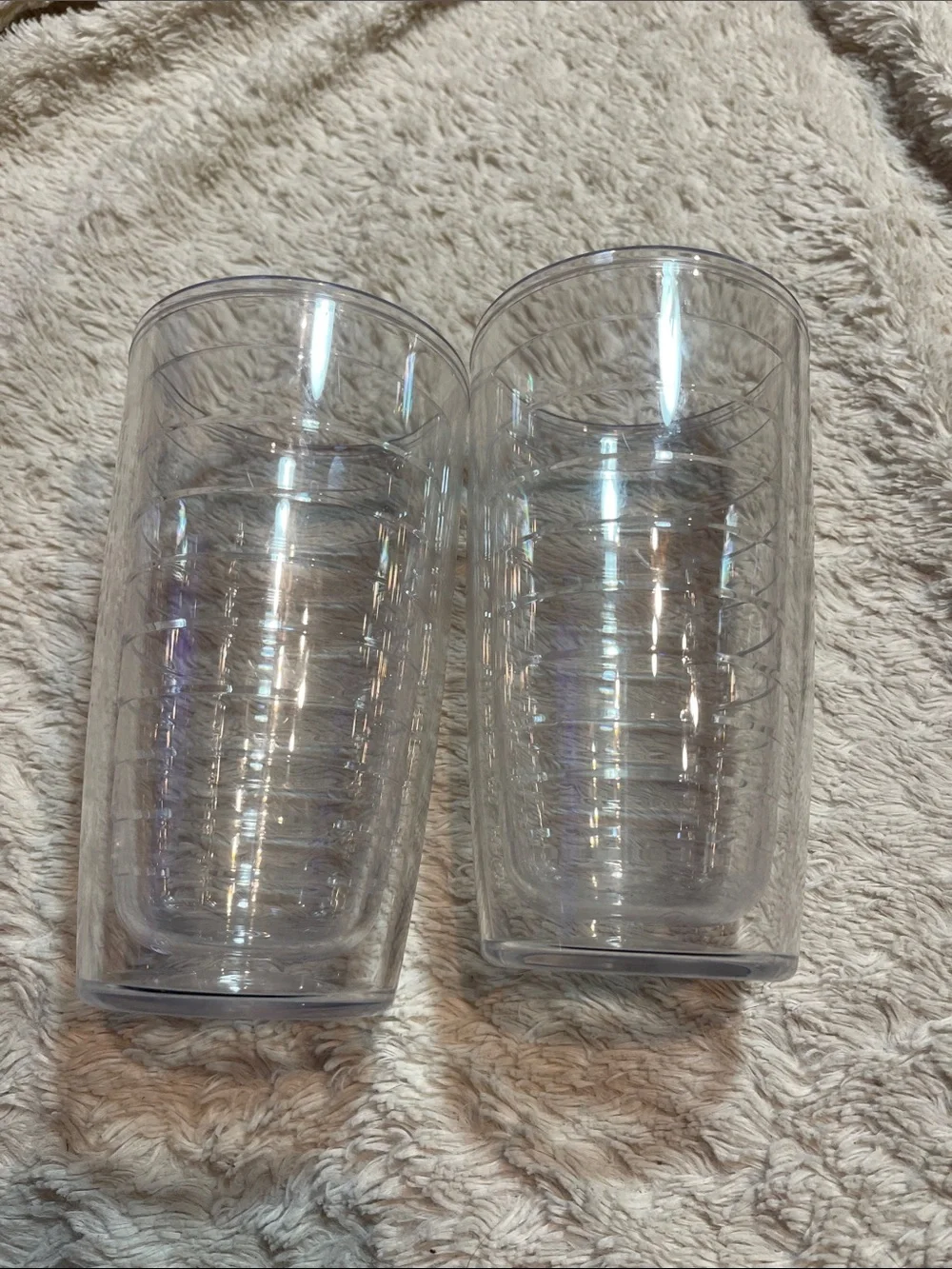 Tervis 16 ounce Clear Double-Walled Insulated Tumblers - Set of 2